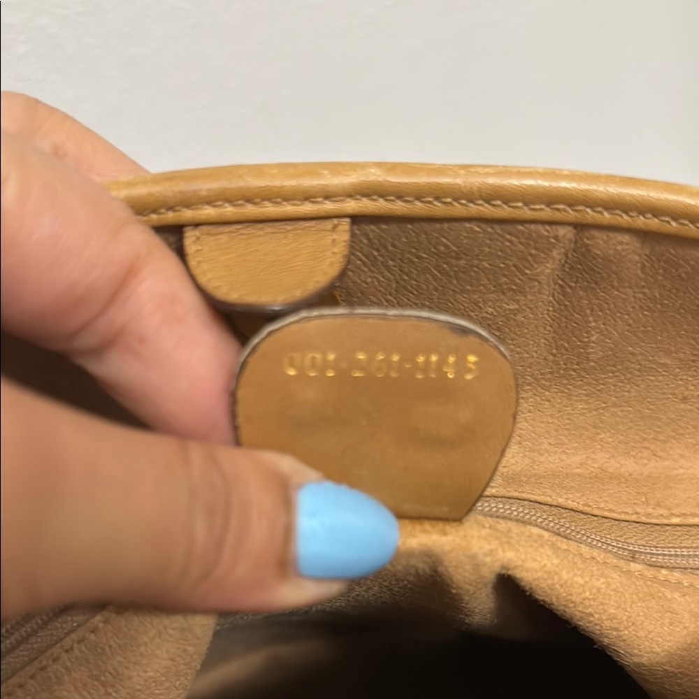 Vintage Gucci Brown and Tan Monogram Shoulder Bag - Picture 10 of 16